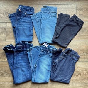 Girl’s 6/6X Blue Jean/Jeggings Bundle